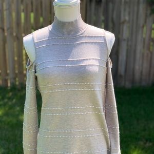 All At Once Cold Shoulder Top